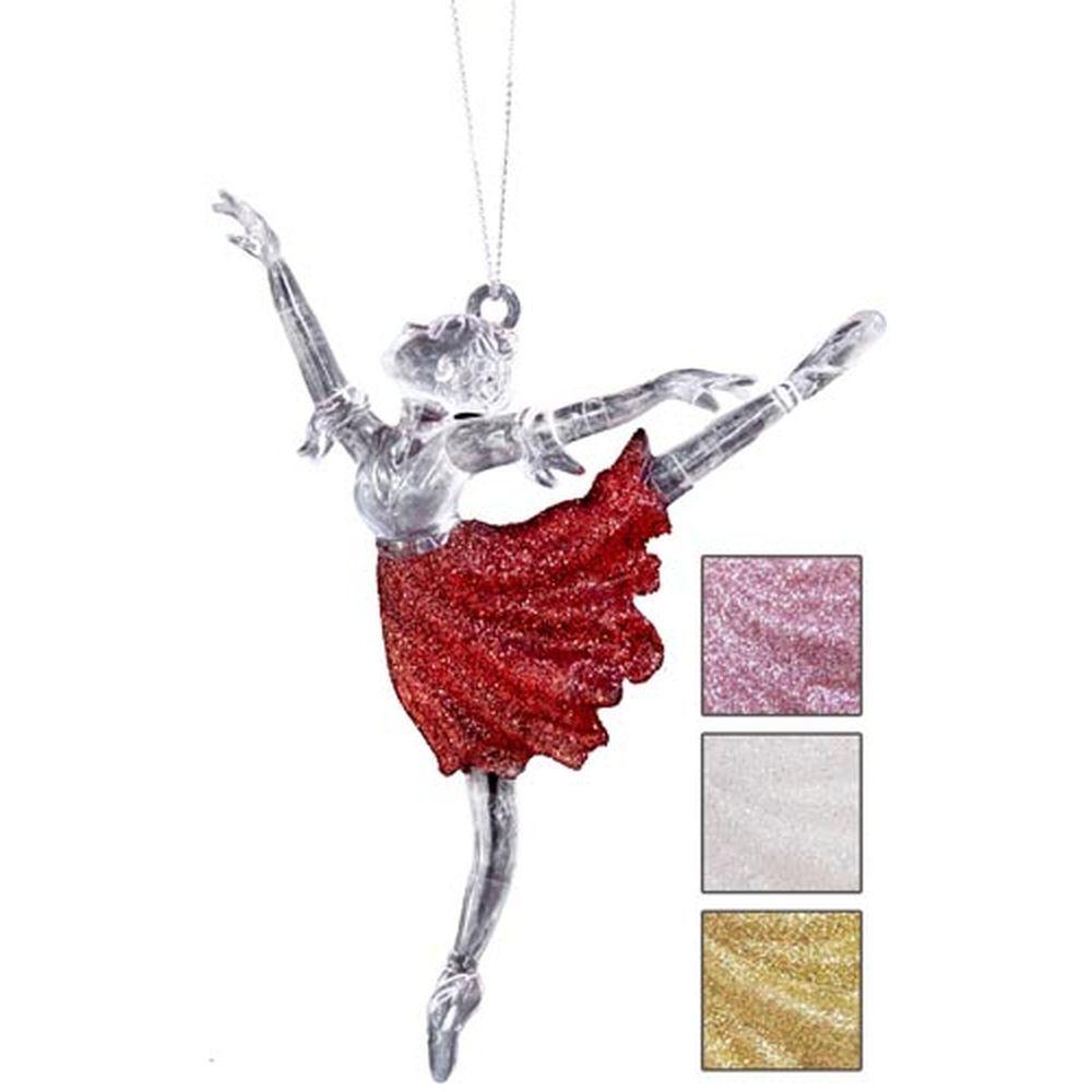 Hul 55742 Deco Ballerina Shiny 15*8*3Cm 4 Ass.