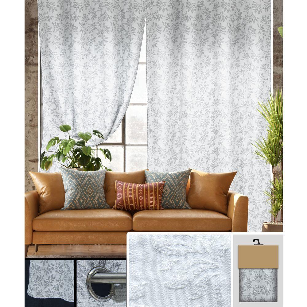 IAI 62024 Tenda Madeline White 140*280Cm - Tessuto Bianco - Tende | Mikasa