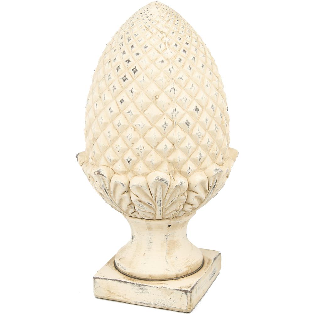 Ibo 43268 Deco Pigna Ceram.15X29 Cm 1/6 - Ceramica Crema - Pigne | Mikasa