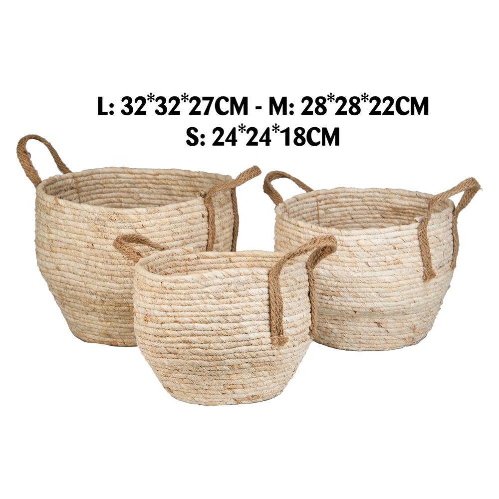 IL 57521-P CESTA KENYA NEW SMALL D.24*H.18CM (57522)