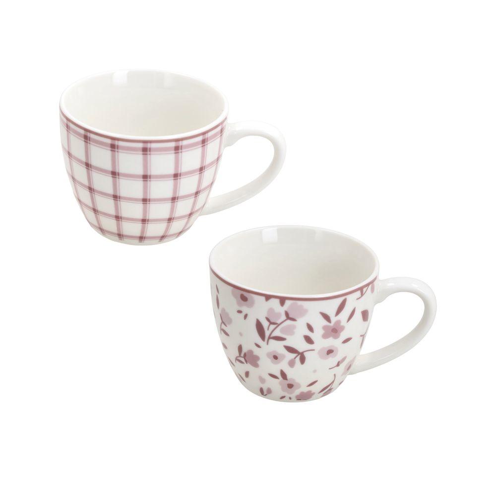 Tazza Caffe' Sp Cc 80 - 2 Ass. Iris Cottage Rosa