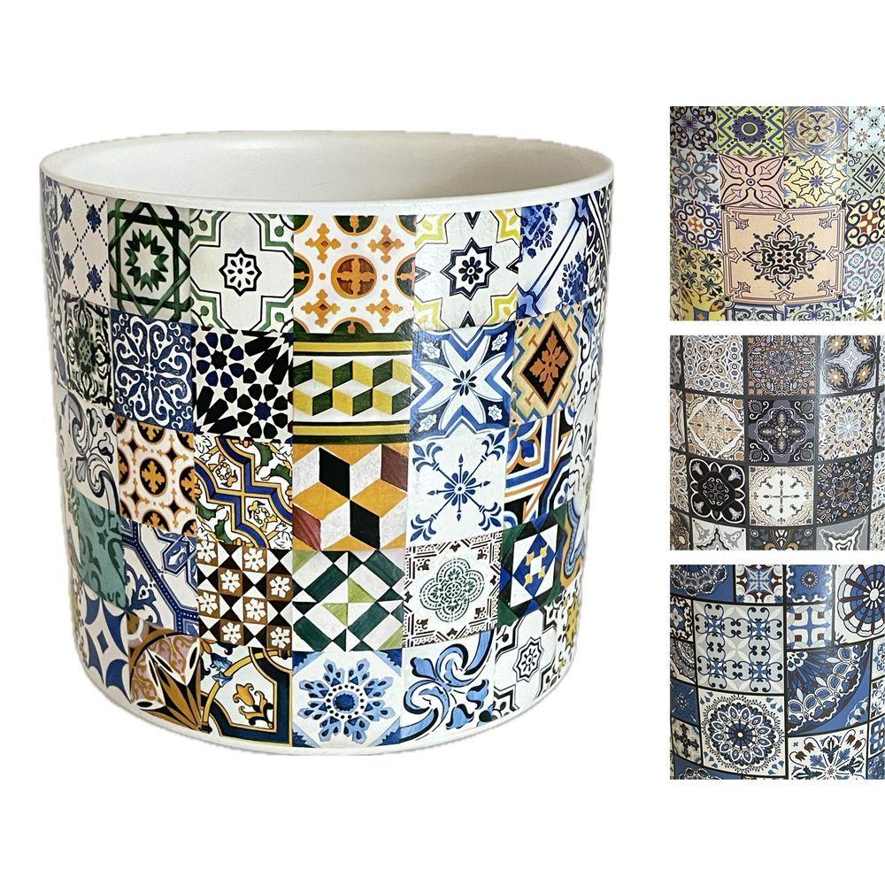 Jie 61072 Portavaso Color Squares 12,5*12,5*11,5Cm 4 Ass.