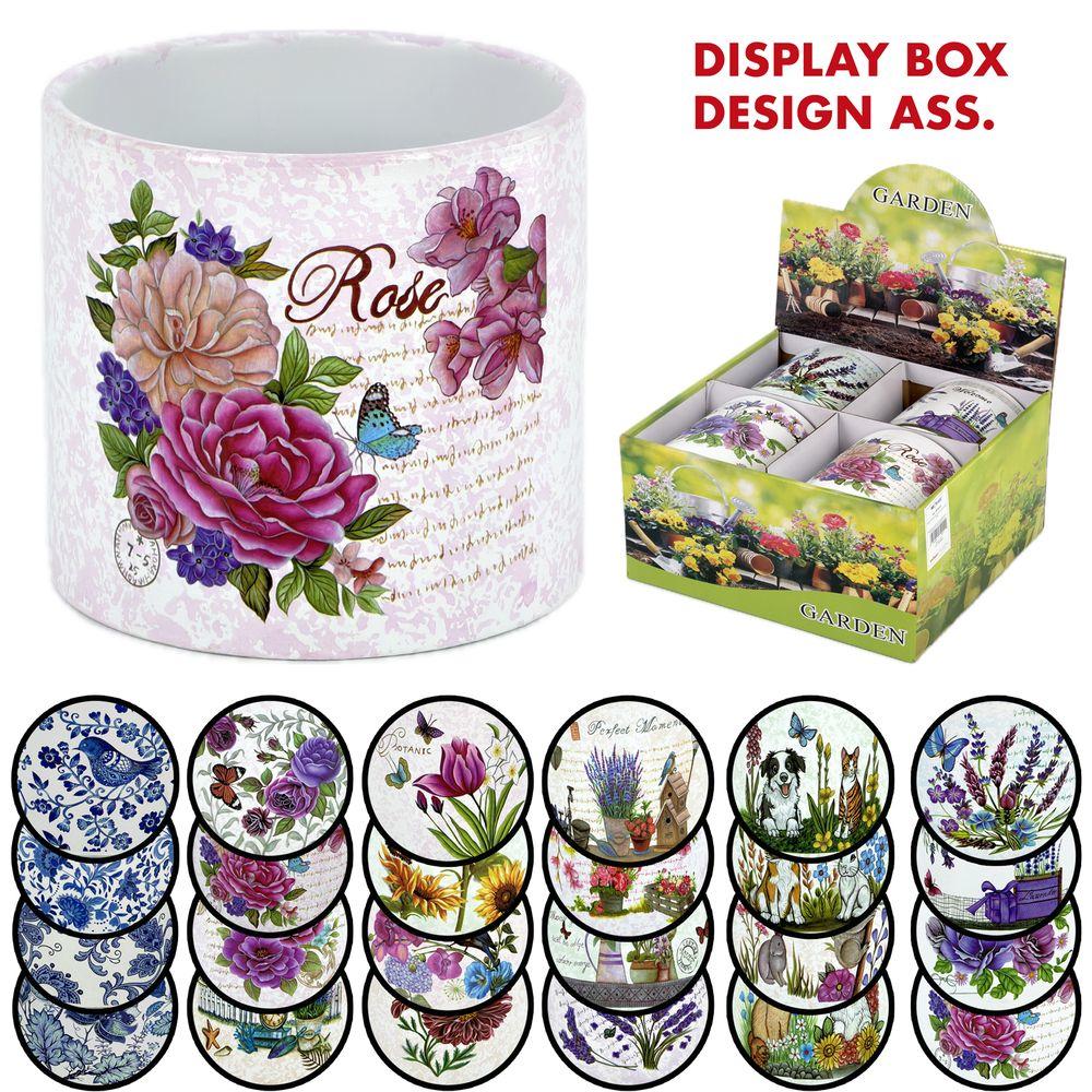 JIE 62751 Mug Flower 13,5*13,5*12,3 Cm 6 Conf. Ass.