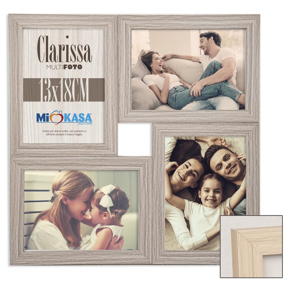 Kan 55938 Composizione 4 P.Foto Wood Clarissa Match 13X18Cm 3 Ass.