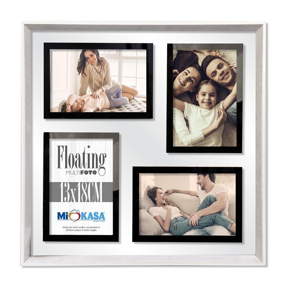 Kan 55939 Composizione 4 P.Foto13*18Cm Floating 40*40*3Cm 2 Ass.