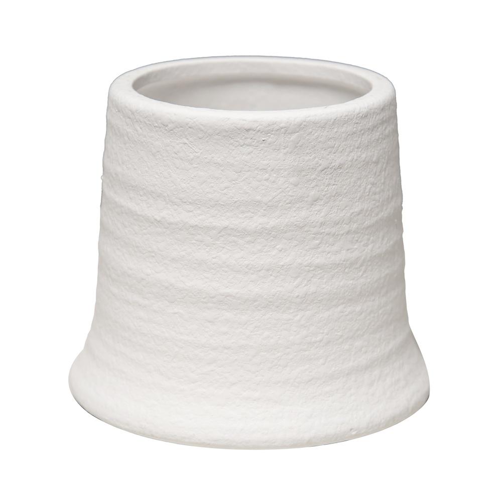 Kei 57454 Vaso Vulcano Bianco Big D.20*17Cm