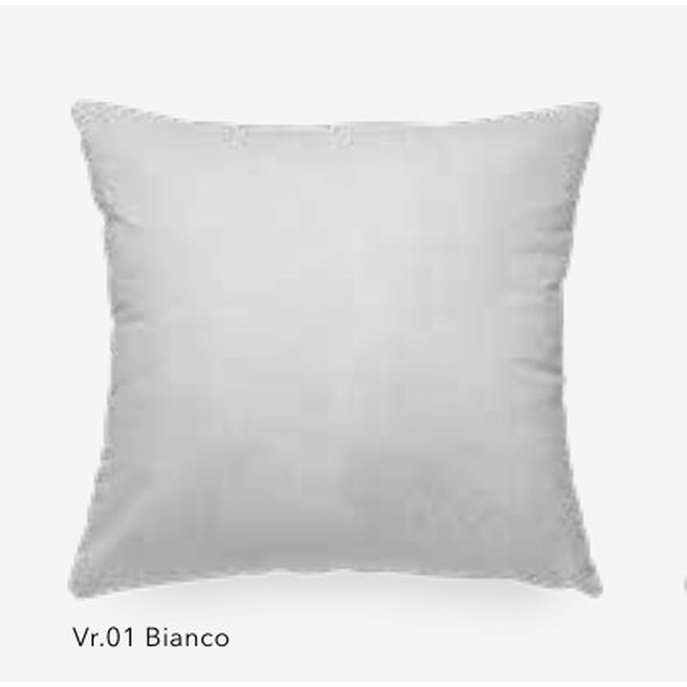 Fodera Cuscino Arredo Otis Idrorepellente Tinta Unita Cm.50X50 Bianco 01 - Tessuto Bianco - Cuscini | Mikasa