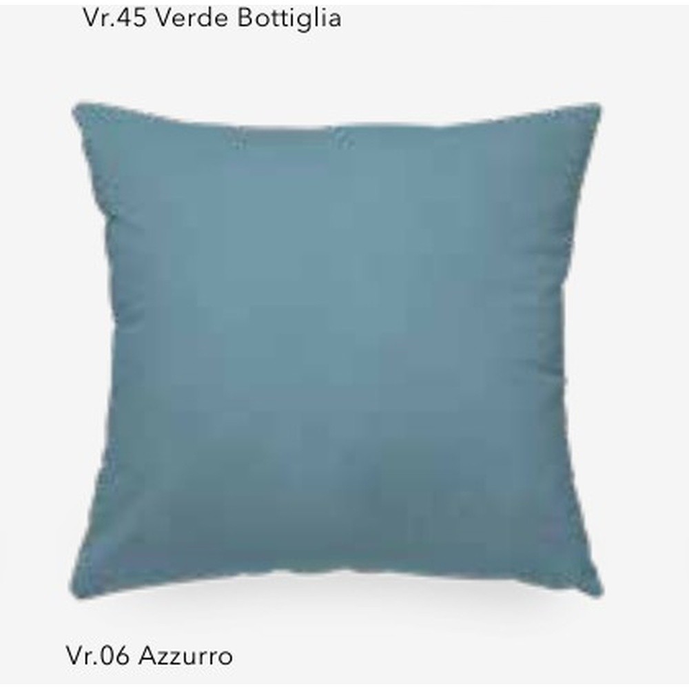 Fodera Cuscino Arredo Otis Idrorepellente Tinta Unita Cm.50X50 Azzurro 06 - Tessuto Blu - Cuscini | Mikasa