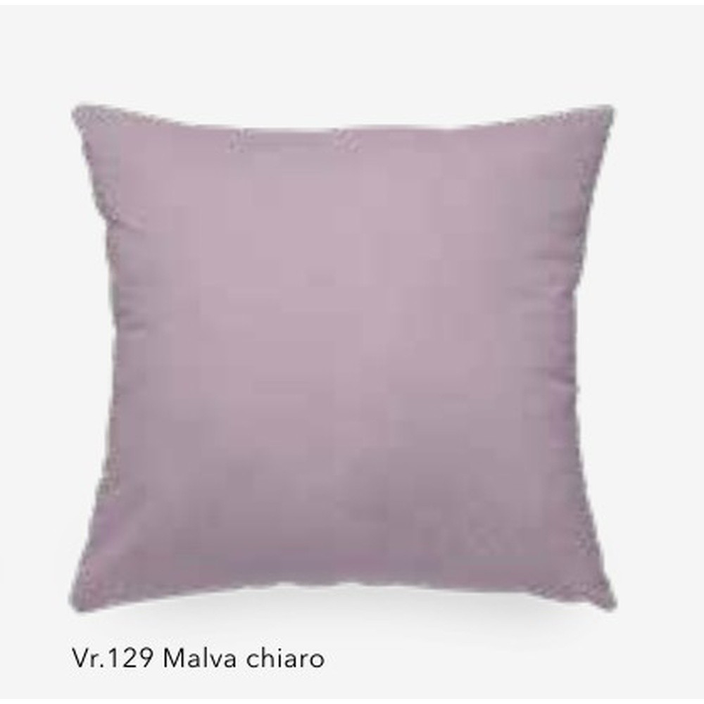 Fodera Cuscino Arredo Otis Idrorepellente Tinta Unita Cm.50X50 Malva Chiaro 129 - Tessuto - Cuscini | Mikasa