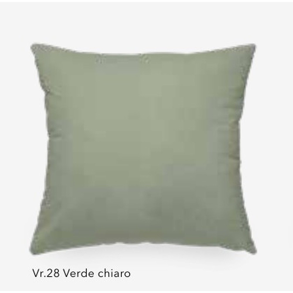 Fodera Cuscino Arredo Otis Idrorepellente Tinta Unita Cm.50X50 Verde Chiaro 28