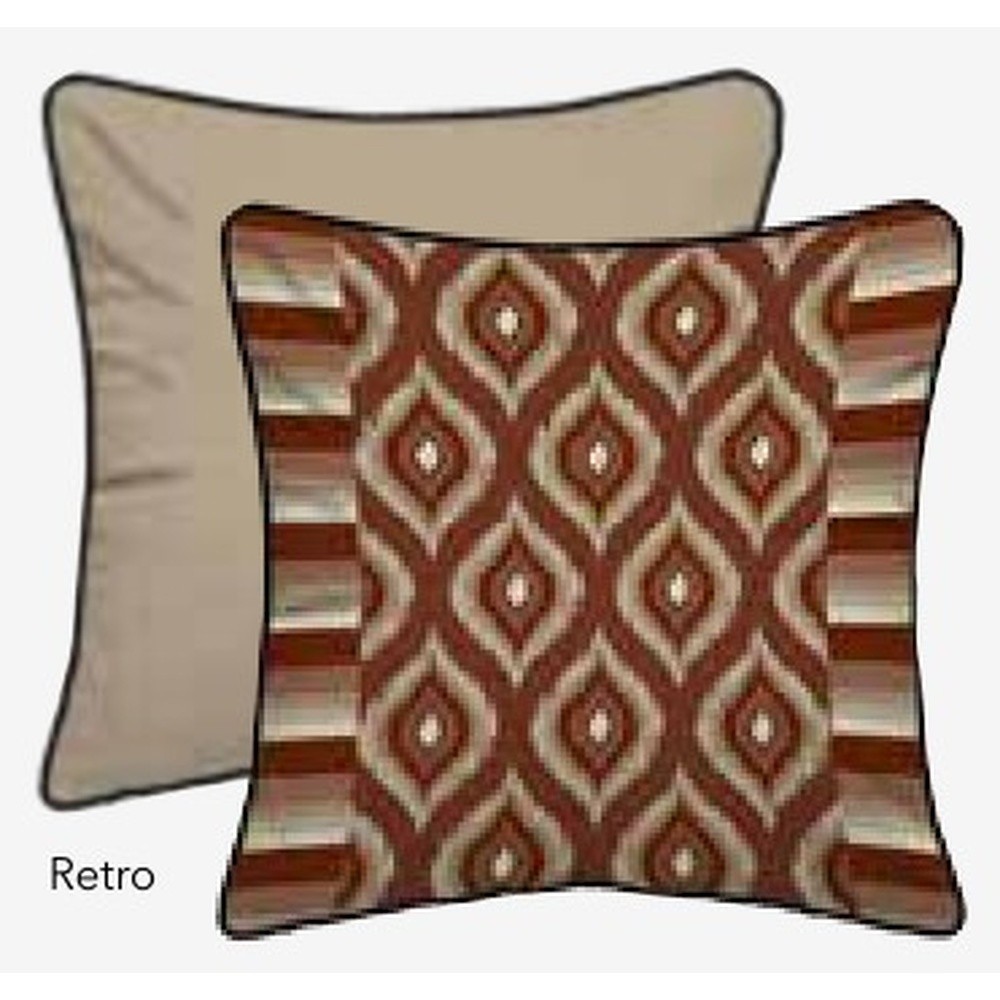 Fodera Cuscino Velluto Greta C/Piping Cm.50X50 Beige 02