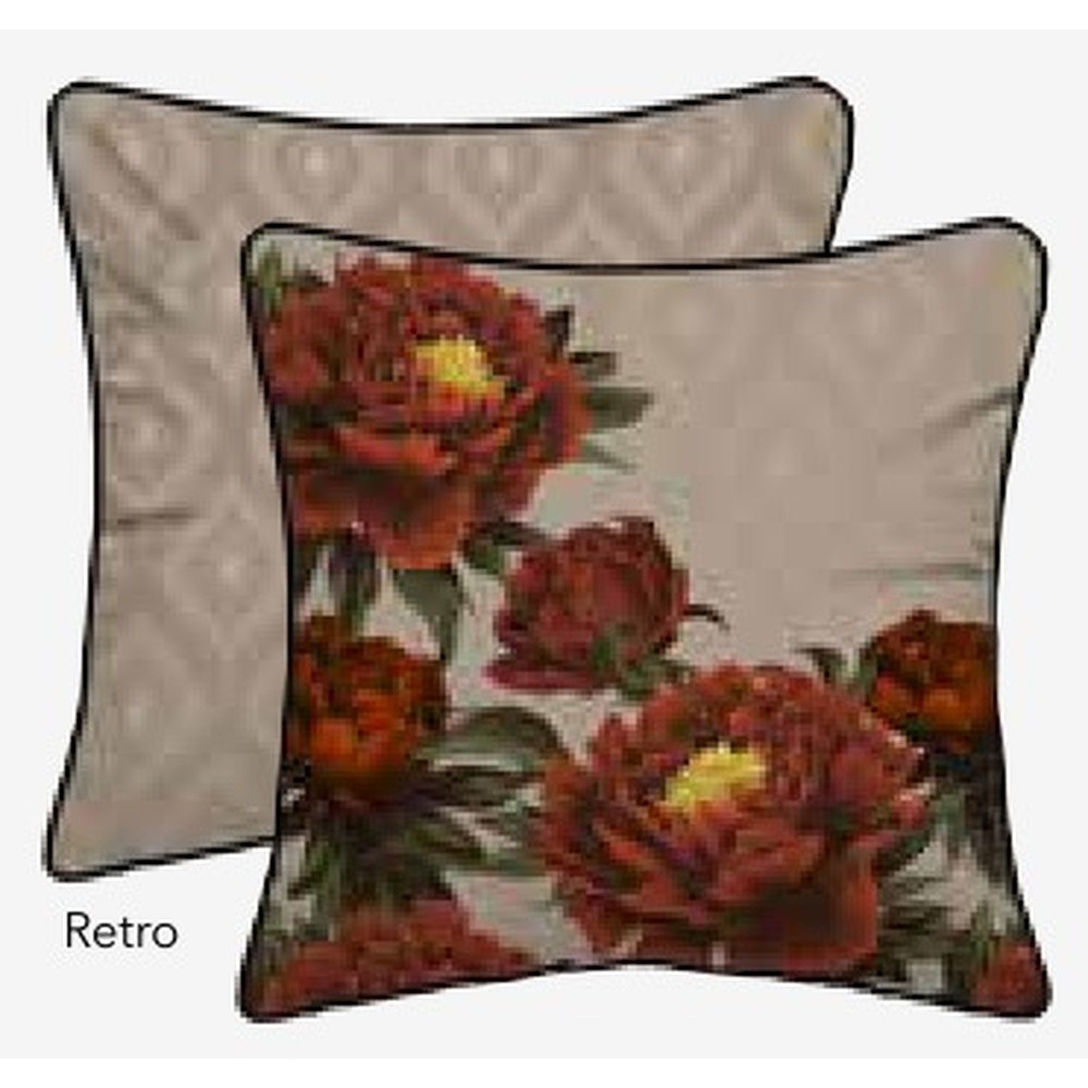 Fodera Cuscino Velluto Greta C/Piping Cm.50X50 Cotto 90