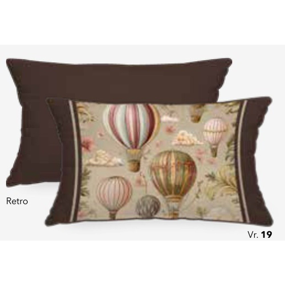 Fodera Cuscino Velluto Cappadocia C/Piping Cm.35X60 Marrone 19