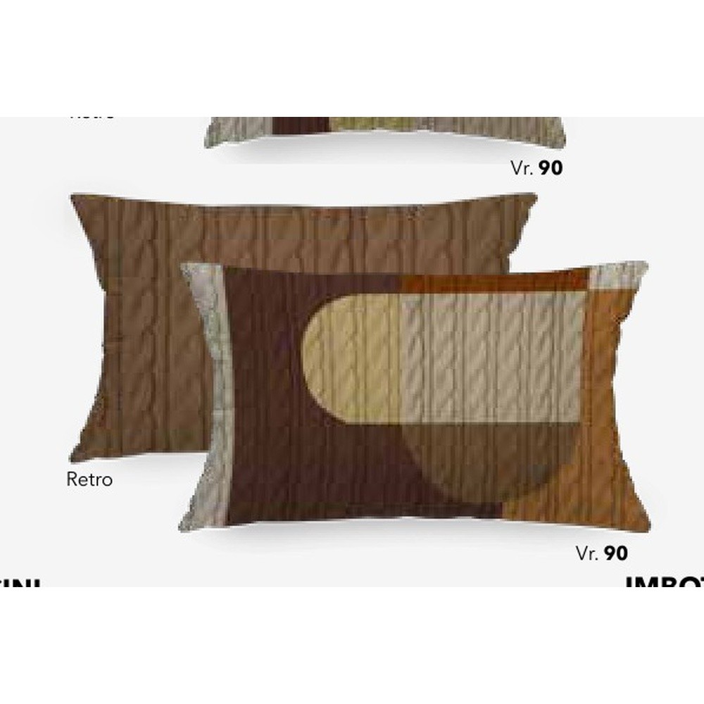 Fodera Cuscino Velluto Shine Tricot Astratto Cm.35X60 Cotto 90