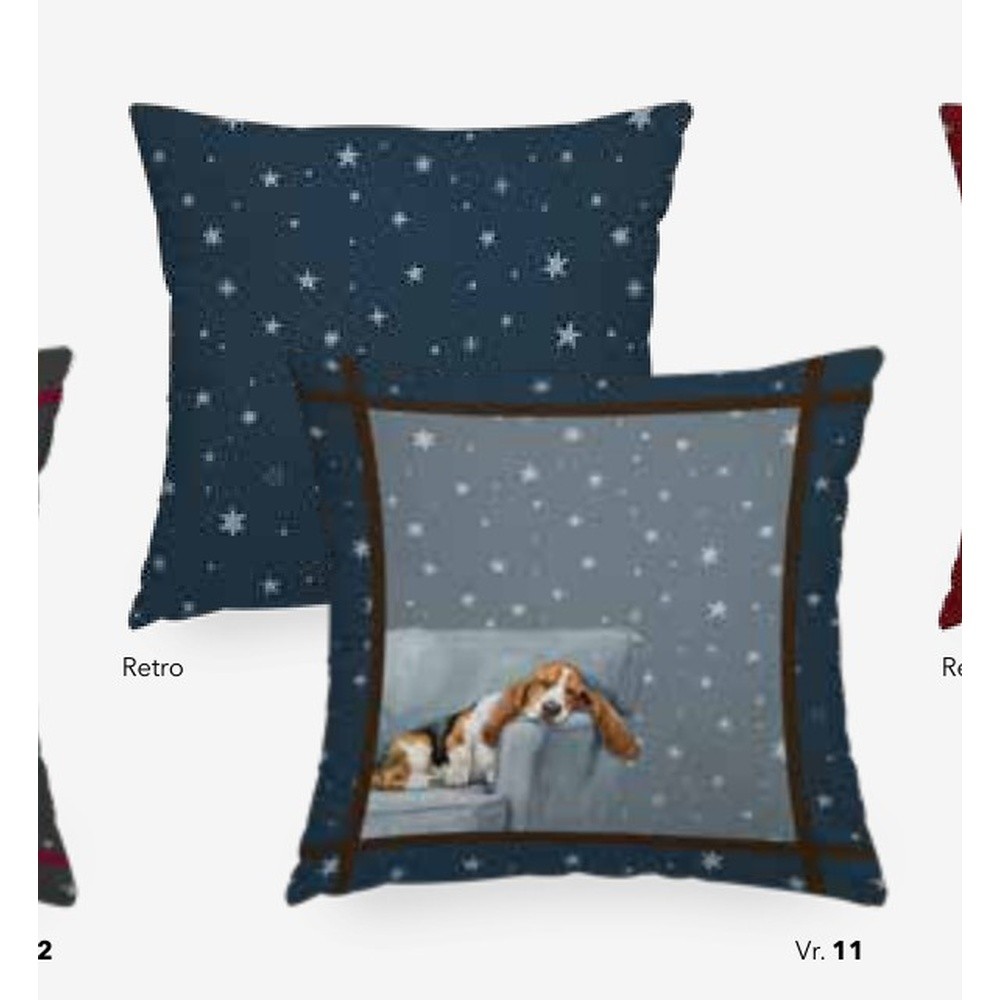 Fodera Cuscino Velluto Shine Estela Cm.48X48 Blu 11