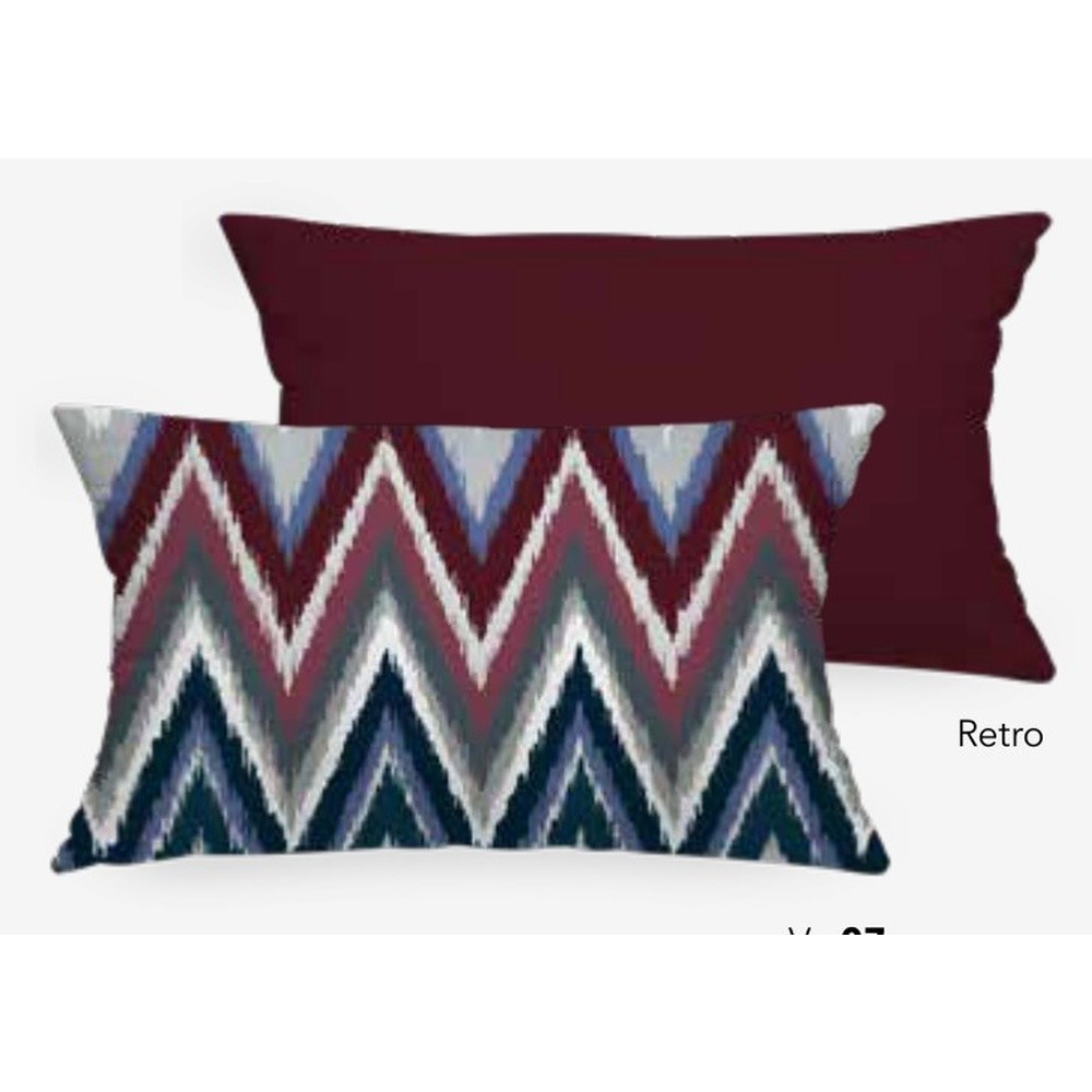 Fodera Cuscino Velluto Ziggy Cm.35X60 Bordeaux 07