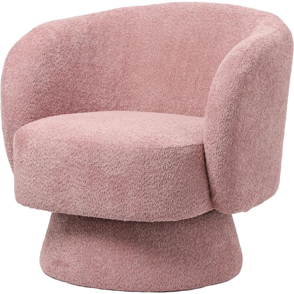 Lay 59881 Poltrona Girevole Boucle' Rosa 78*82*57Cm - Boucle Rosa - Poltrone | Mikasa