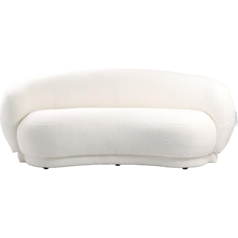 Lay 59885 Divano Curvo Boucle' Bianco 191*93*73Cm - Boucle Bianco - Divani | Mikasa