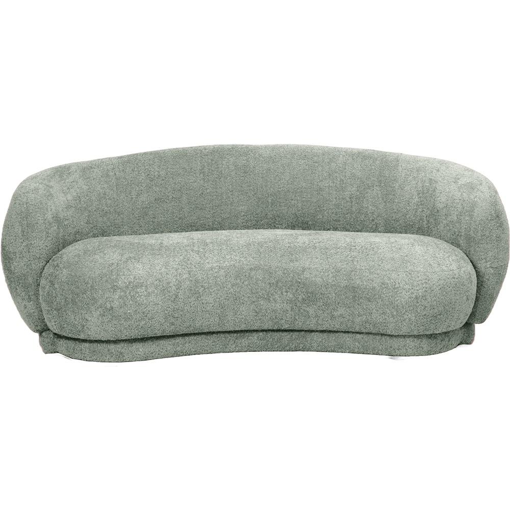 Lay 59887 Divano Curvo Boucle' Tiffany 191*93*73Cm - Boucle Blu - Divani | Mikasa