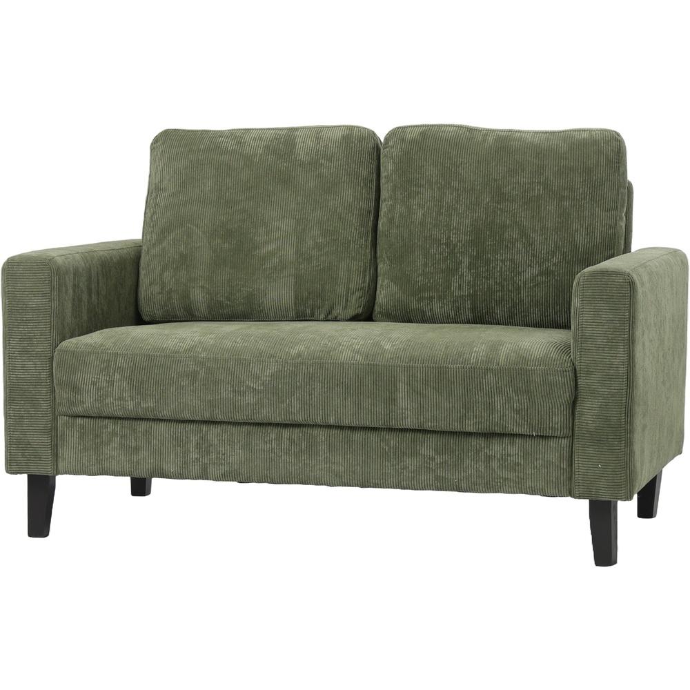 Lay 59900 Divano Velluto A Coste Oliva 142*80*80Cm - Velluto Verde - Divani | Mikasa