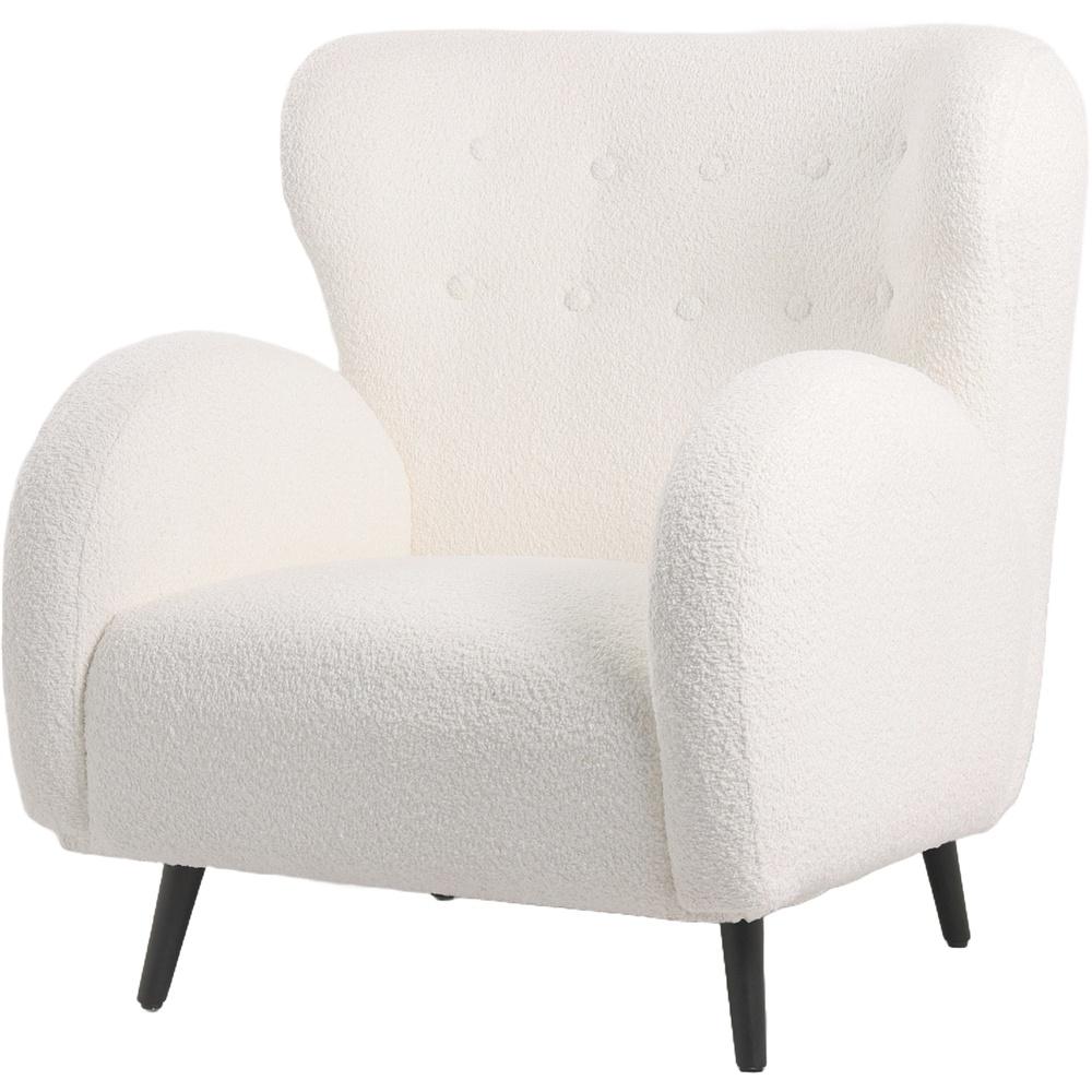 Lay 59910 Poltrona Boucle' Bianca 83*87*89Cm - Boucle Bianco - Poltrone | Mikasa