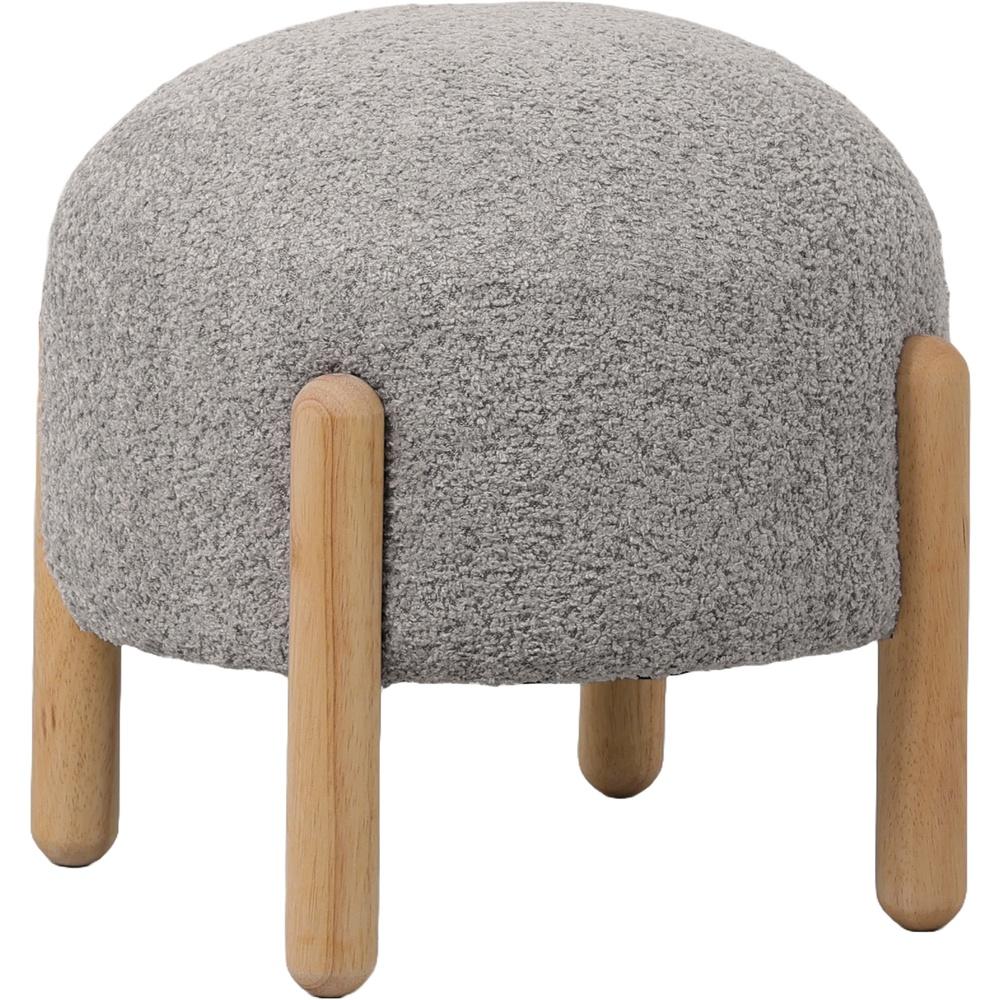 Lay 59916 Pouf Boucle' Grigio 41*41*36Cm - Boucle Grigio - Pouf | Mikasa