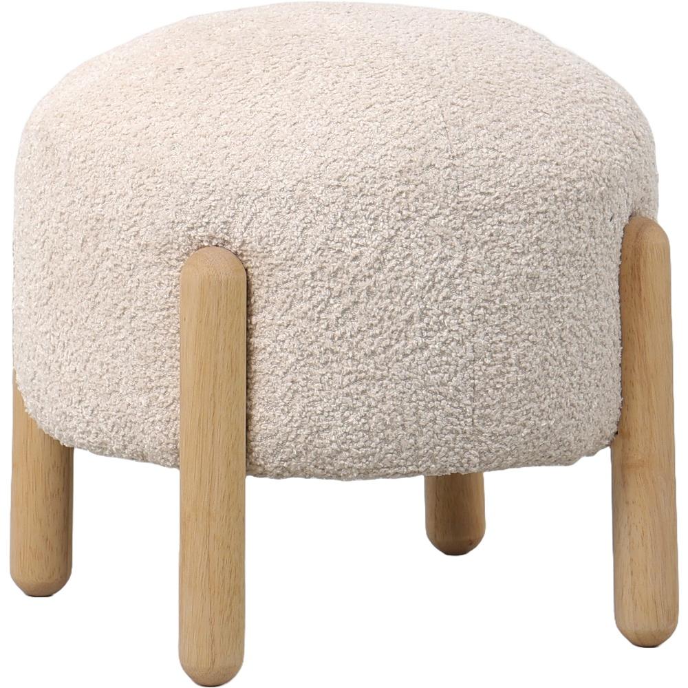 Lay 59917 Pouf Boucle' Crema 41*41*36Cm - Boucle Crema - Pouf | Mikasa