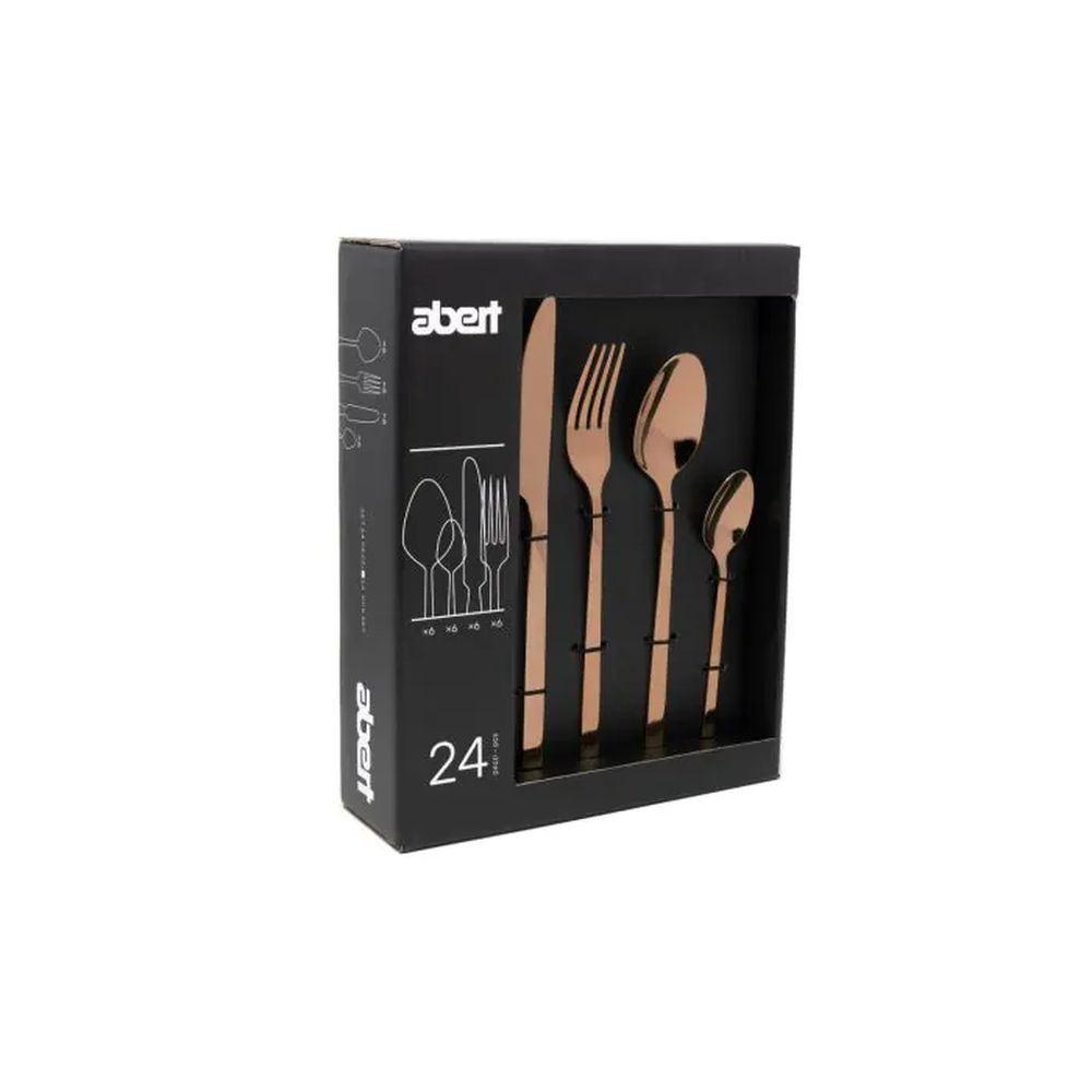 Serv.24pz Bond copper inox 18/c c/elegant - Acciaio Inox - Posate | Mikasa