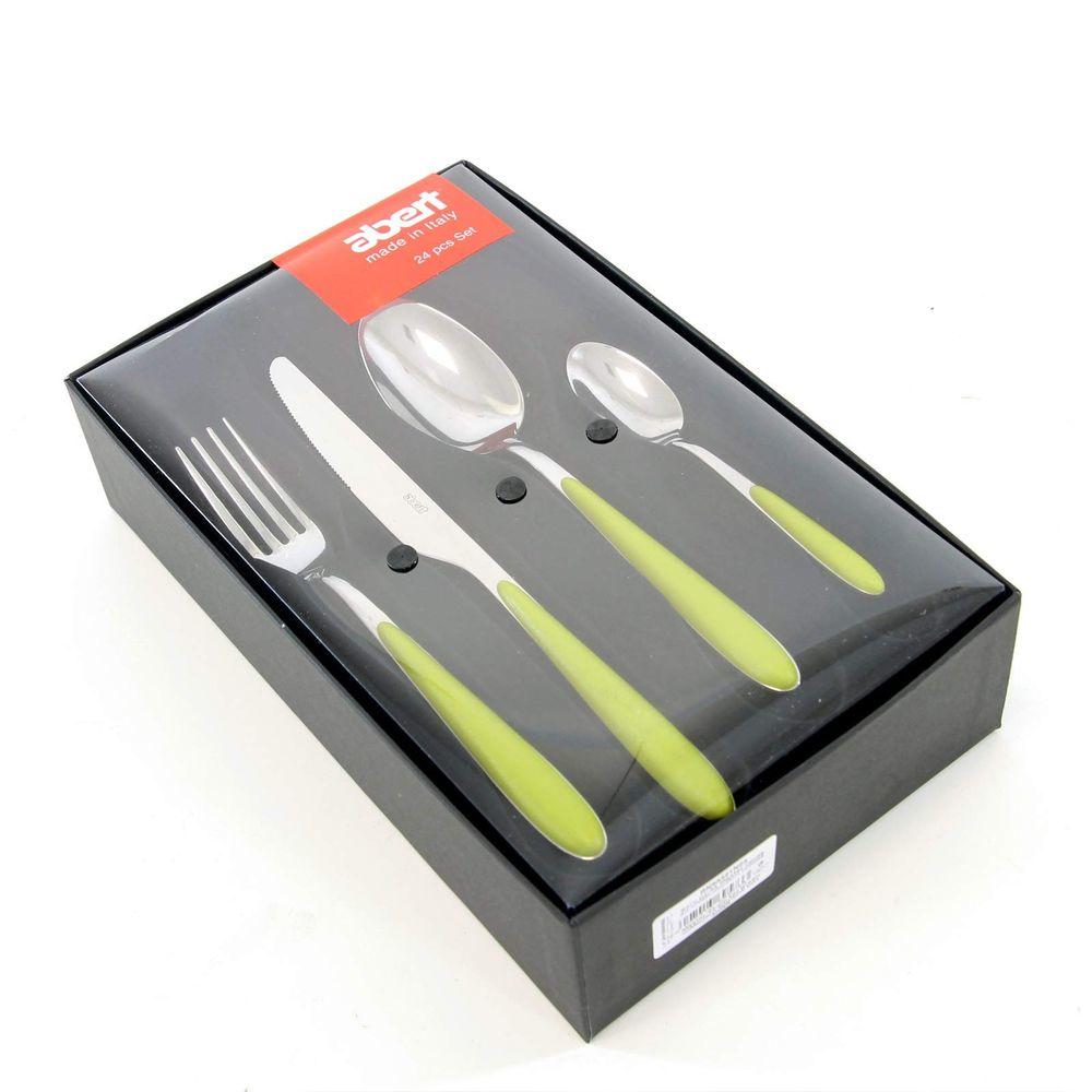 Serv.24pz Bean Stainless Steel c/elegant - Acciaio Inox - Posate | Mikasa
