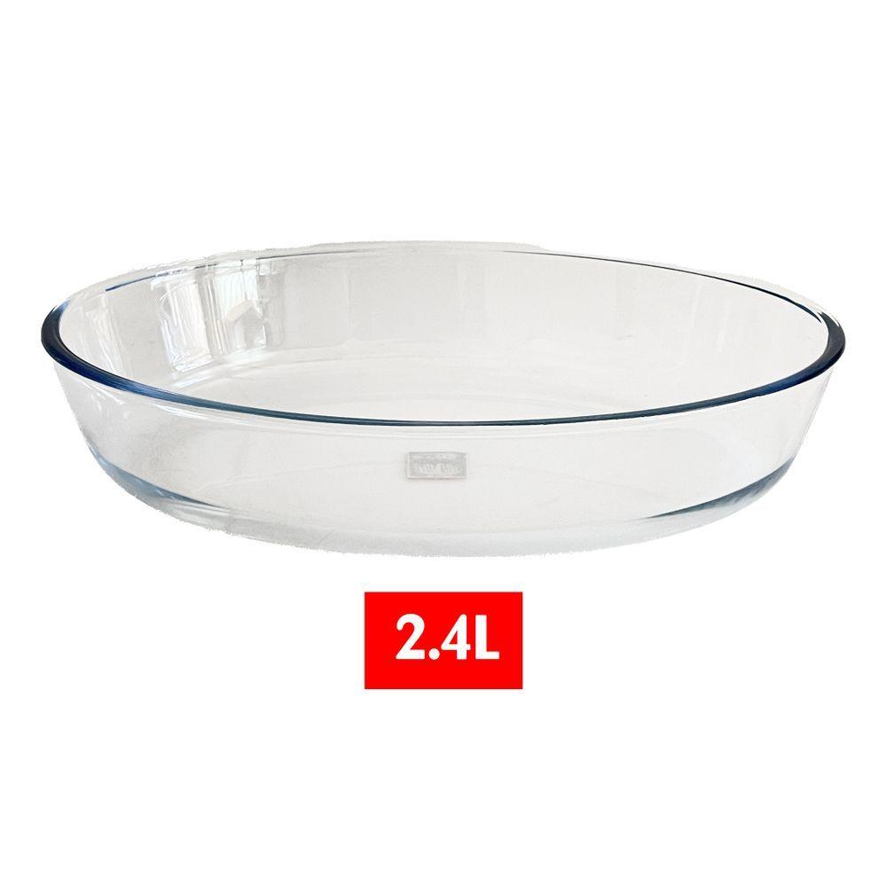 Leh 60028 Pirofila Ovale In Vetro Essence 2,4L 30,3*21,3*6,3Cm - Vetro Trasparente - Pirofile | Mikasa