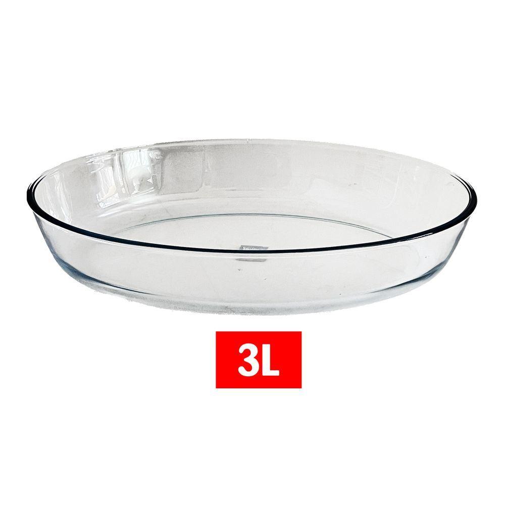 Leh 60030 Pirofila Ovale In Vetro Essence 3L 34,7*23,9*6,5Cm - Vetro Trasparente - Pirofile | Mikasa