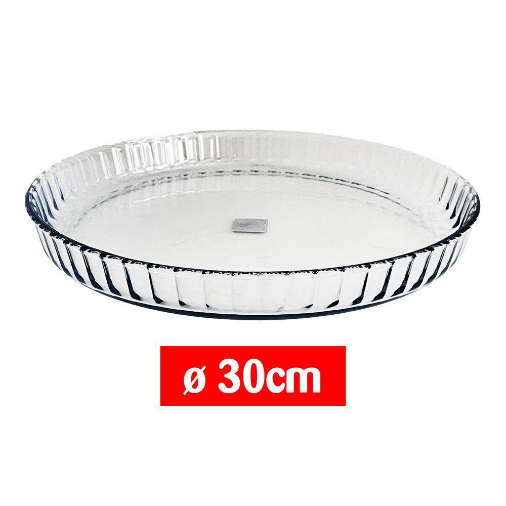 Leh 60040 Teglia Per Torte In Vetro 30,8*30,8*3,5Cm - Vetro Trasparente - Pirofile | Mikasa