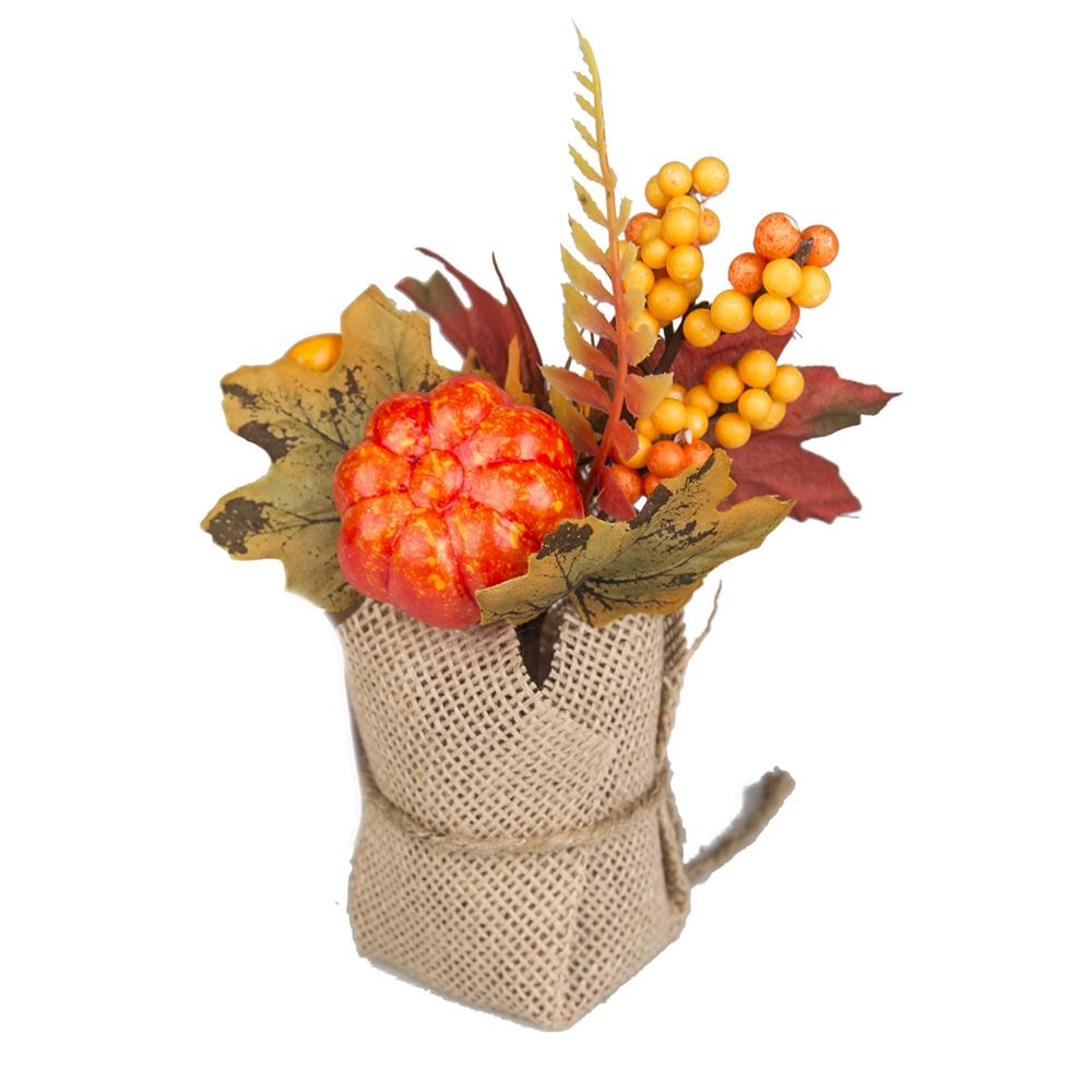 Lei 57714 Piantina Autunno Zucca Iuta 22Cm - Yuta - Fiori | Mikasa