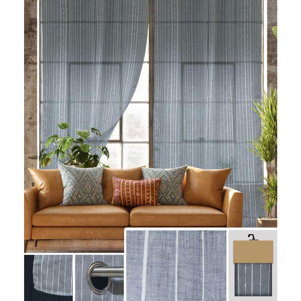 LEN 62160 Tenda Irene Grigia 140*280Cm