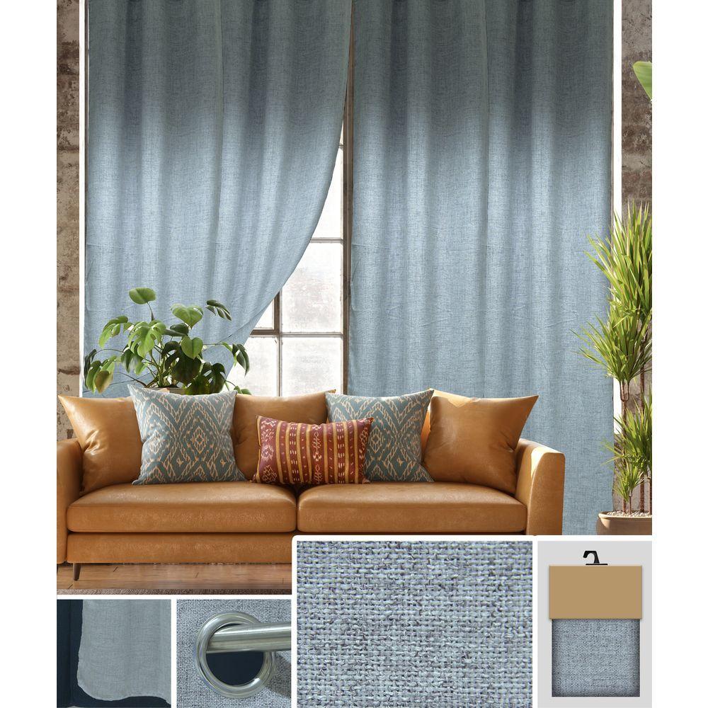 LEN 62165 Tenda Liliana Silver 140*280Cm - Tessuto Argento - Tende | Mikasa