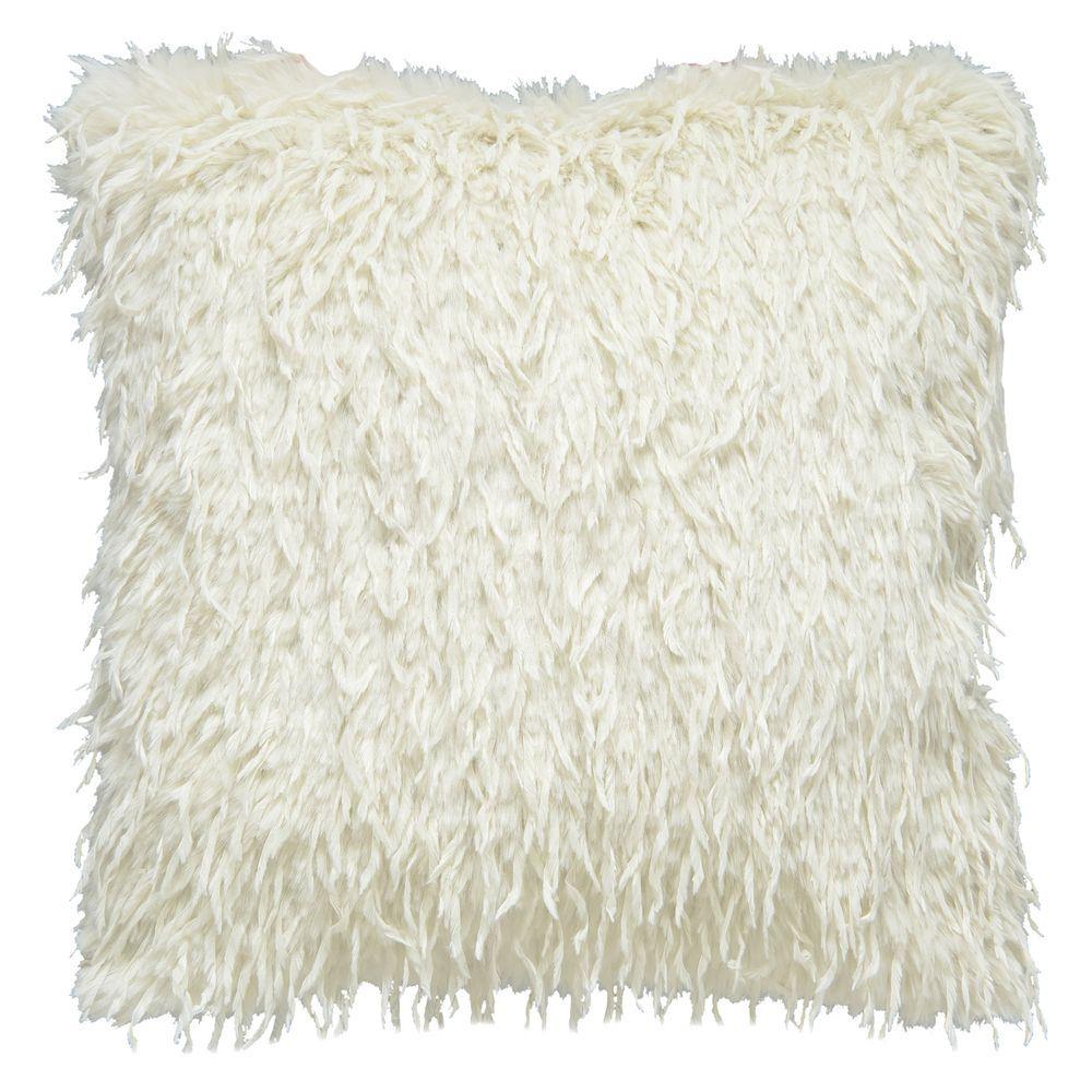 LEN 62171 Cuscino Furry Crema 45*45Cm
