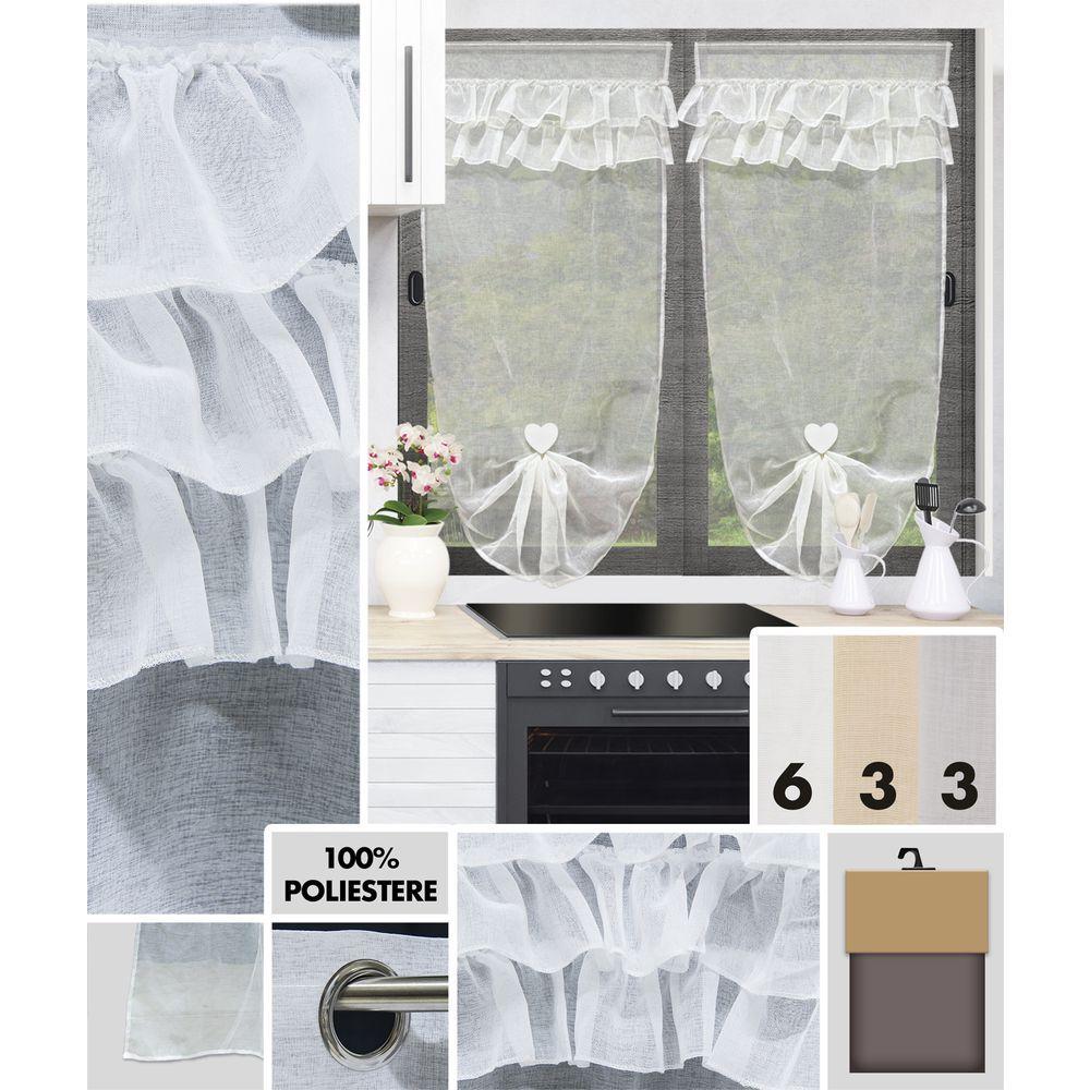 LEN 62641 Coppia Tendine Venere 2 X 60*150Cm 3 Ass.