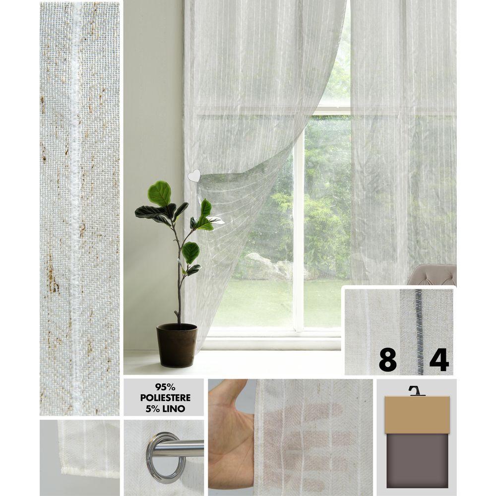 LEN 62645 Tenda Linetta 140*280Cm 2 Ass.