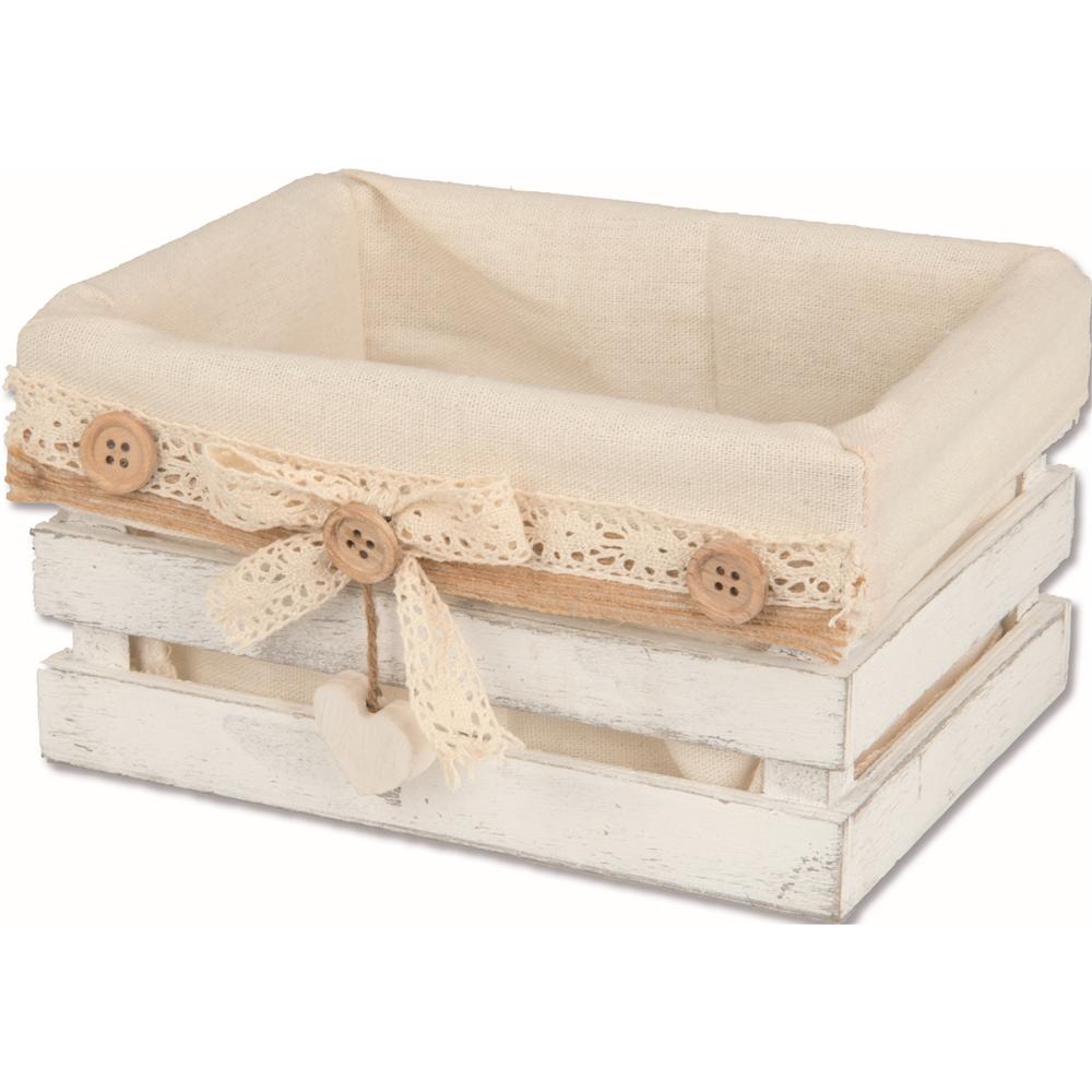 Lin 41594 Cass.Tess.20*14*10 White  1/48 - Bianco - Cassette | Mikasa