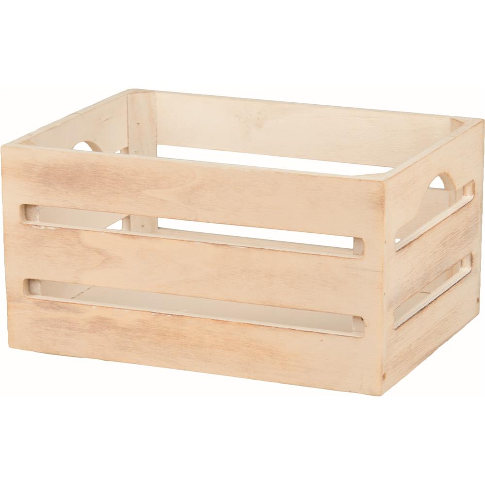 Lin 48773 Cassettina Basic Washed White 21*15*11 - Bianco - Cassette | Mikasa