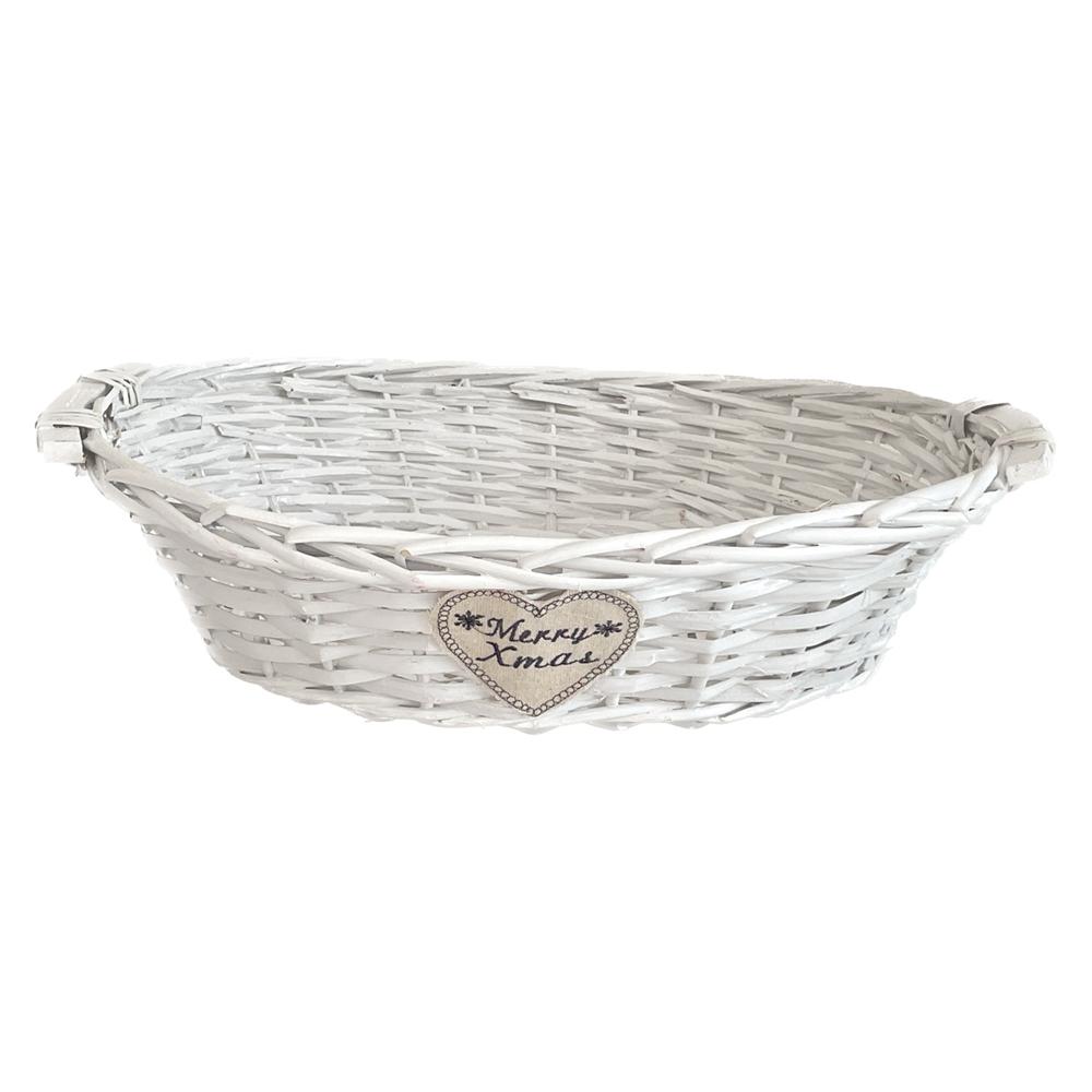 Lin 59128 Cestino Merry Xmas Ovale Big 49*39*13Cm - Cassette & Cestini | Mikasa