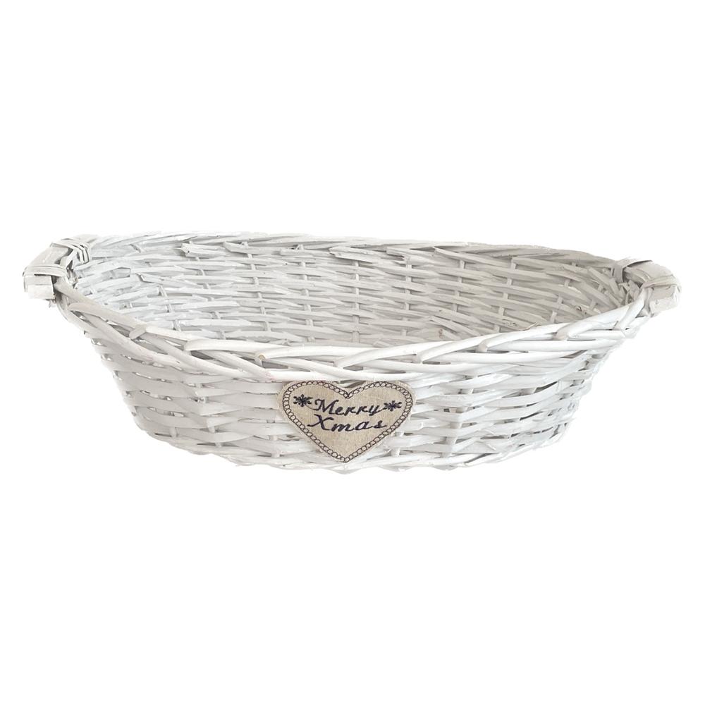 Lin 59130 Cestino Merry Xmas Ovale Small 38*28*10Cm - Cassette & Cestini | Mikasa