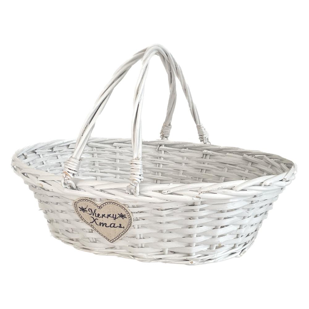 Lin 59131 Cestino Merry Xmas Con Manici 46*36*14Cm - Cassette & Cestini | Mikasa