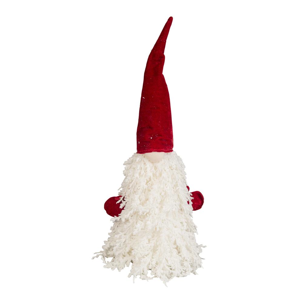 Liy 57193 Deco Albero Elfo Bianco Cappello Bordeaux 33Cm