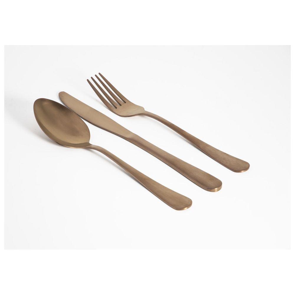 Serv.24pz Malaga PDL Copper inox 18/c c/elegant - Acciaio Inox - Posate | Mikasa
