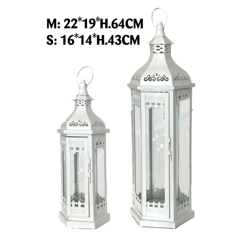 Lt 60202 S/2 Lanterne Fes White - Bianco - Lanterne (Natale) | Mikasa