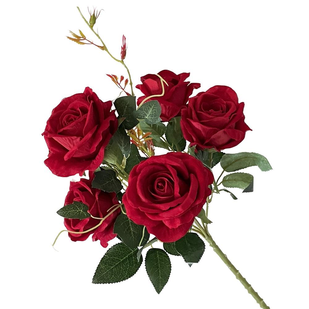 Luc 59797 Bush 6 Rose Velvet 54*16Cm