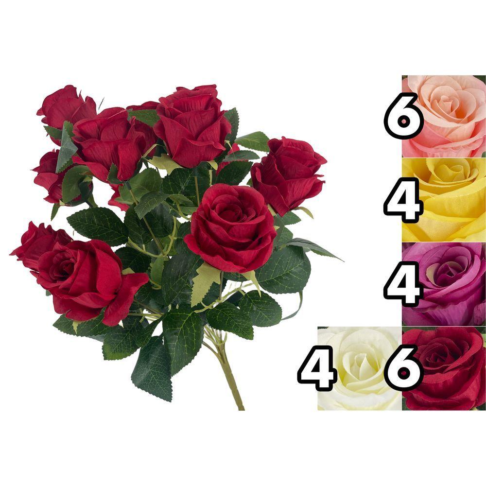 LUS 62082 Bouquet Rose Romantic 46Cm 5 Ass.