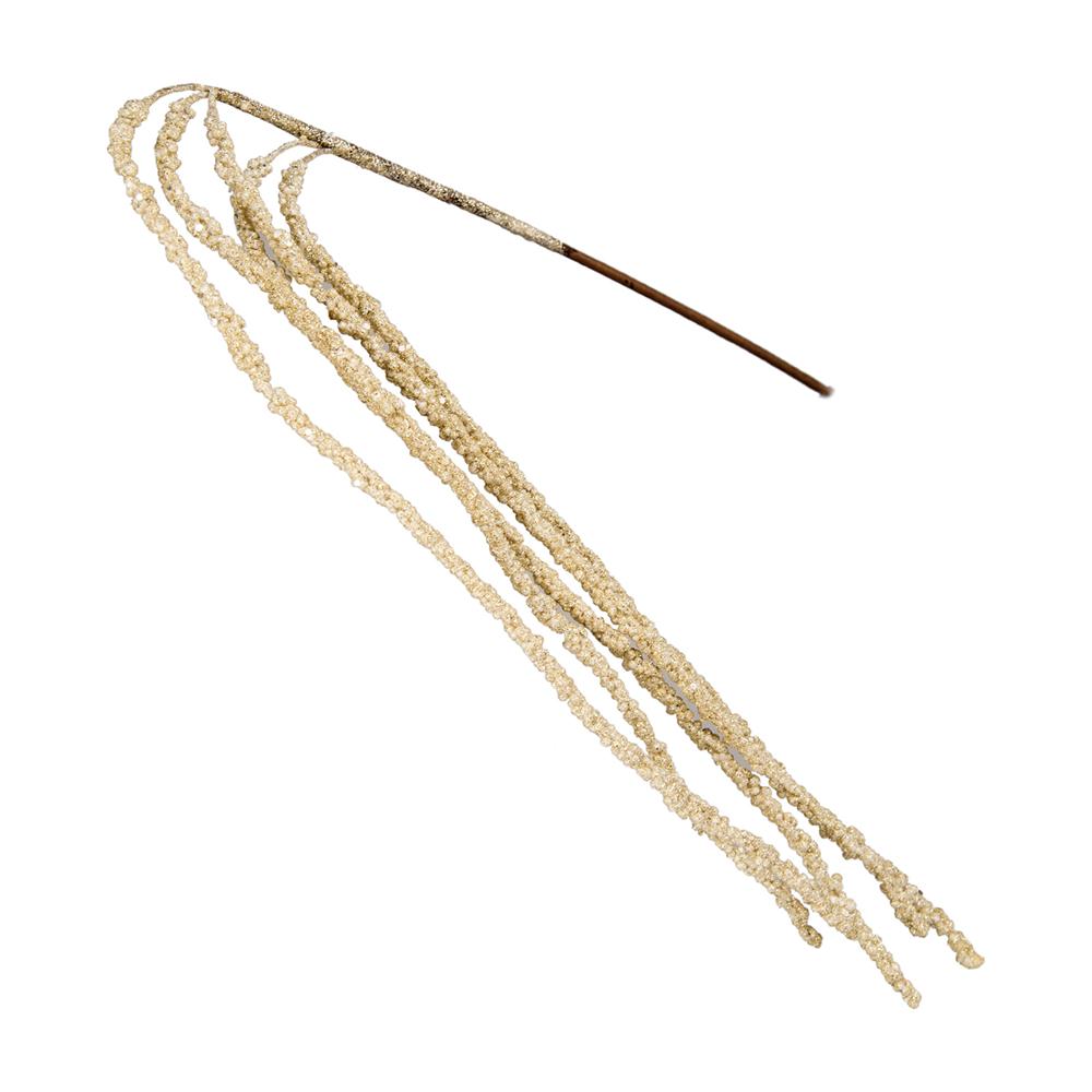 Luv 57555 Stelo Pendente 5 Rami Glitter Cream 100Cm