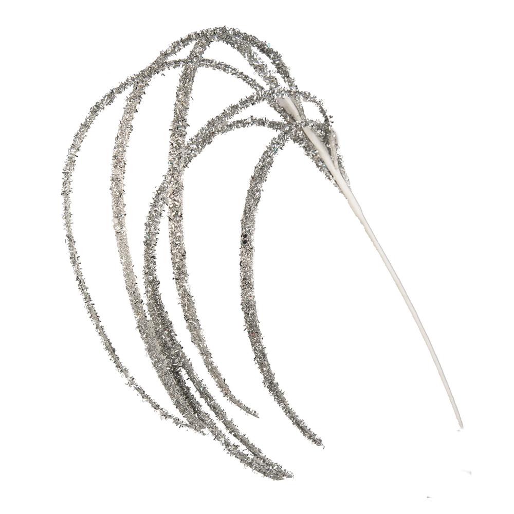 Luv 57558 Stelo Pendente 6 Rami Glitter Silver 100Cm